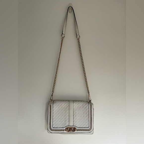 Rebecca Minkoff Woven Leather Crossbody Bag - Picture 3 of 8
